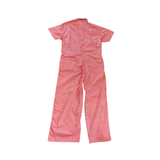 S02 cotton jumpsuit  red +white